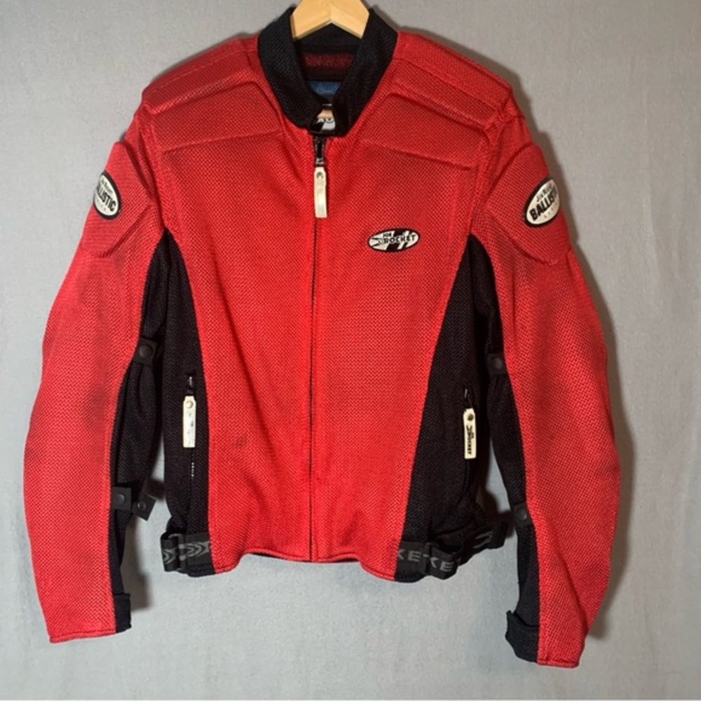 Joe Rocket Ballistic Series Mesh Armored Motorcycle Jacket Mens Medium Touring - Picture 1 of 7